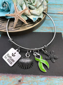 Refuse to Sink / Awareness Bracelet - Cancer Survivor, Spoonie, Invisible Illness, Lyme / Fight Like a Girl - Pick ANY RIBBON Color
