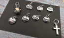 Red Ribbon Charm Bracelet - Never Ever Give Up - Rock Your Cause Jewelry