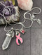 Pink Ribbon Healing Quartz Crystal Necklace - Rock Your Cause Jewelry