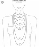 ALS / Blue & White Striped Ribbon Necklace - I Can Do All Things Through Christ Who Strengthens Me - Phil 4:13 - Rock Your Cause Jewelry