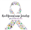 Periwinkle Ribbon Necklace – I Can Do All Things Through Christ Who Strengthens Me - Rock Your Cause Jewelry