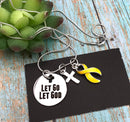 Yellow Ribbon Necklace – Let Go, Let God - Rock Your Cause Jewelry