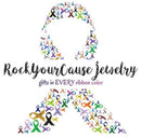 Pick Your Ribbon Keychain - Encouragement Poem / Quote - Don't Give Up - Rock Your Cause Jewelry