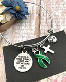 Pick Your Ribbon Bracelet - I Can Do All Through Christ Who Strengthens Me - Rock Your Cause Jewelry