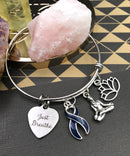 Pick Your Ribbon Bracelet - Just Breathe / Meditation - Rock Your Cause Jewelry