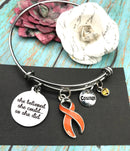 Pick Your Ribbon Bracelet - She Believed She Could, So She Did - Rock Your Cause Jewelry