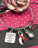 Pick Your Ribbon Bracelet - If God Gives Us Only What We Can Handle, He Must Think I'm A Badass - Rock Your Cause Jewelry