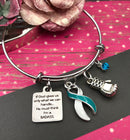 Pick Your Ribbon Bracelet - If God Gives Us Only What We Can Handle, He Must Think I'm A Badass - Rock Your Cause Jewelry