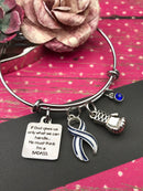 Pick Your Ribbon Bracelet - If God Gives Us Only What We Can Handle, He Must Think I'm A Badass - Rock Your Cause Jewelry