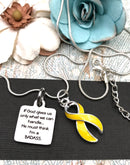 Pick Your Ribbon Necklace - If God Gives Us Only What We Can Handle, He Must Think I'm A Badass Necklace - Rock Your Cause Jewelry