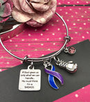 Pick Your Ribbon Bracelet - If God Gives Us Only What We Can Handle, He Must Think I'm A Badass - Rock Your Cause Jewelry