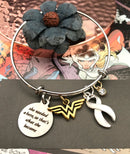 Pick Your Ribbon Bracelet - She Needed a Hero, So That's What She Became - Rock Your Cause Jewelry