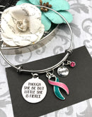 Pick Your Ribbon Bracelet - Though She Be But Little, She is Fierce - Rock Your Cause Jewelry