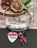 Pick Your Ribbon Bracelet - Fuc* Cancer Charm Bracelet - Rock Your Cause Jewelry
