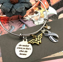 Pick Your Ribbon Bracelet - She Needed a Hero, So That's What She Became - Rock Your Cause Jewelry
