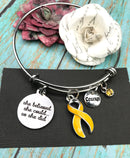 Pick Your Ribbon Bracelet - She Believed She Could, So She Did - Rock Your Cause Jewelry