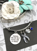 Pick Your Ribbon Bracelet - Though She Be But Little, She is Fierce - Rock Your Cause Jewelry