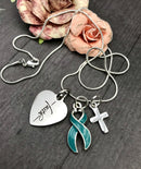 Pick Your Ribbon Necklace - Faith - Rock Your Cause Jewelry