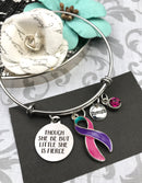 Pick Your Ribbon Bracelet - Though She Be But Little, She is Fierce - Rock Your Cause Jewelry