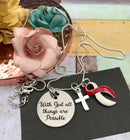 Pick Your Ribbon Necklace - With God All Things are Possible - Rock Your Cause Jewelry
