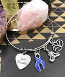 Pick Your Ribbon Bracelet - Just Breathe / Meditation - Rock Your Cause Jewelry