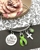 Pick Your Ribbon Bracelet - She is Strong / Proverbs - Rock Your Cause Jewelry