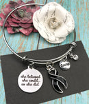 Pick Your Ribbon Bracelet - She Believed She Could, So She Did - Rock Your Cause Jewelry