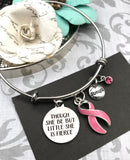 Pick Your Ribbon Bracelet - Though She Be But Little, She is Fierce - Rock Your Cause Jewelry