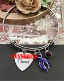 Pick Your Ribbon Bracelet - Fuc* Cancer Charm Bracelet - Rock Your Cause Jewelry