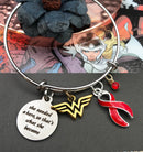 Pick Your Ribbon Bracelet - She Needed a Hero, So That's What She Became - Rock Your Cause Jewelry