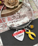 Pick Your Ribbon Bracelet - Fuc* Cancer Charm Bracelet - Rock Your Cause Jewelry