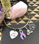 Pick Your Ribbon Bracelet - Just Breathe / Meditation - Rock Your Cause Jewelry