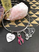 Pick Your Ribbon Bracelet - Just Breathe / Meditation - Rock Your Cause Jewelry