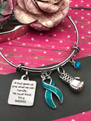 Pick Your Ribbon Bracelet - If God Gives Us Only What We Can Handle, He Must Think I'm A Badass - Rock Your Cause Jewelry