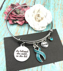 Pick Your Ribbon Bracelet - She Believed She Could, So She Did - Rock Your Cause Jewelry