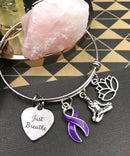 Pick Your Ribbon Bracelet - Just Breathe / Meditation - Rock Your Cause Jewelry