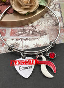 Pick Your Ribbon Bracelet - Fuc* Cancer Charm Bracelet - Rock Your Cause Jewelry