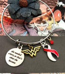 Pick Your Ribbon Bracelet - She Needed a Hero, So That's What She Became - Rock Your Cause Jewelry