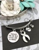Pick Your Ribbon Bracelet - Though She Be But Little, She is Fierce - Rock Your Cause Jewelry
