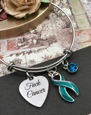 Pick Your Ribbon Bracelet - Fuc* Cancer Charm Bracelet - Rock Your Cause Jewelry