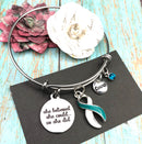 Pick Your Ribbon Bracelet - She Believed She Could, So She Did - Rock Your Cause Jewelry