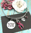 Pick Your Ribbon Bracelet - She Believed She Could, So She Did - Rock Your Cause Jewelry