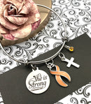 Pick Your Ribbon Bracelet - She is Strong / Proverbs - Rock Your Cause Jewelry