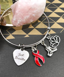 Pick Your Ribbon Bracelet - Just Breathe / Meditation - Rock Your Cause Jewelry