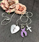 Pick Your Ribbon Necklace - Faith - Rock Your Cause Jewelry
