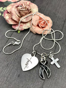 Pick Your Ribbon Necklace - Faith - Rock Your Cause Jewelry