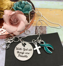 Pick Your Ribbon Necklace - With God All Things are Possible - Rock Your Cause Jewelry