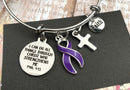 Pick Your Ribbon Bracelet - I Can Do All Through Christ Who Strengthens Me - Rock Your Cause Jewelry