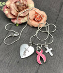 Pick Your Ribbon Necklace - Faith - Rock Your Cause Jewelry