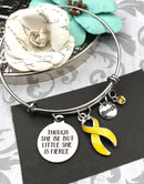 Pick Your Ribbon Bracelet - Though She Be But Little, She is Fierce - Rock Your Cause Jewelry
